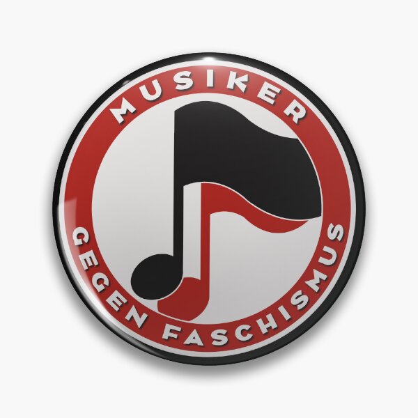 Item preview, Musicians against fascism Antifa flag designed and sold by Dunkelflaute.