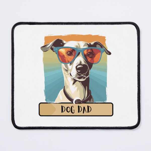 Item preview, Dog Dad colorful flat illustration designed and sold by Sleek Sketch Studio.