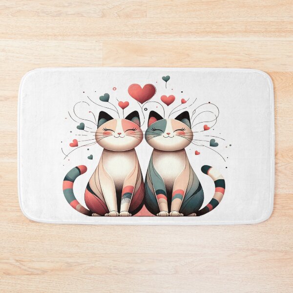 Item preview, loving cats designed and sold by ArteJorge48.