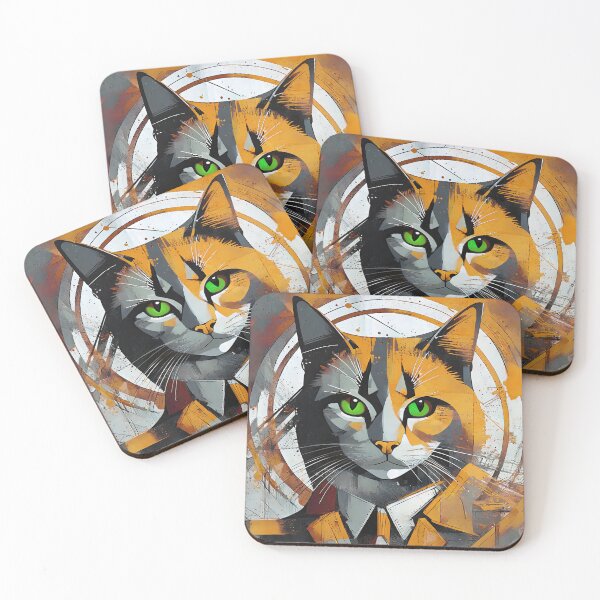 Item preview, Urban Feline: The Streetwise Cat Art Print designed and sold by bsilvia.