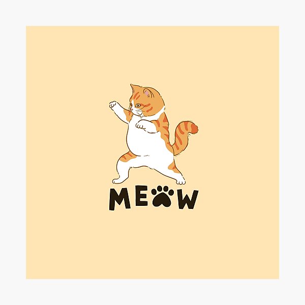 Item preview, Fighter Cat  designed and sold by hamooood.