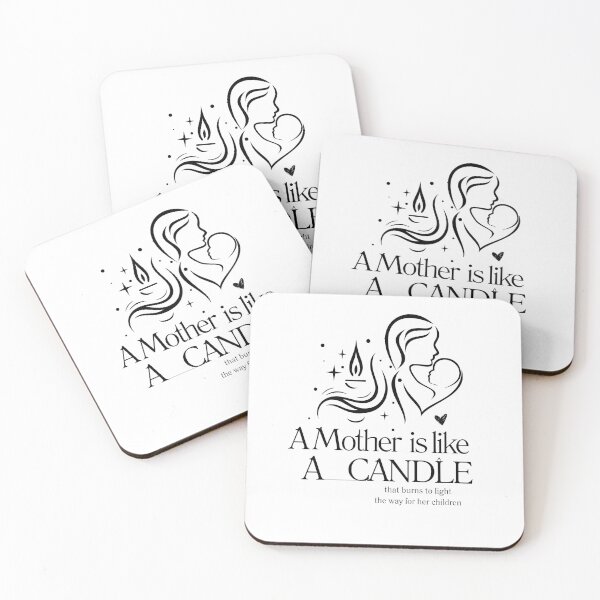 Item preview, Copy of quote about Mother,A Mother Is Like A Candle That Burns To Light The Way For her children,Motherhood designed and sold by behappysiempre.