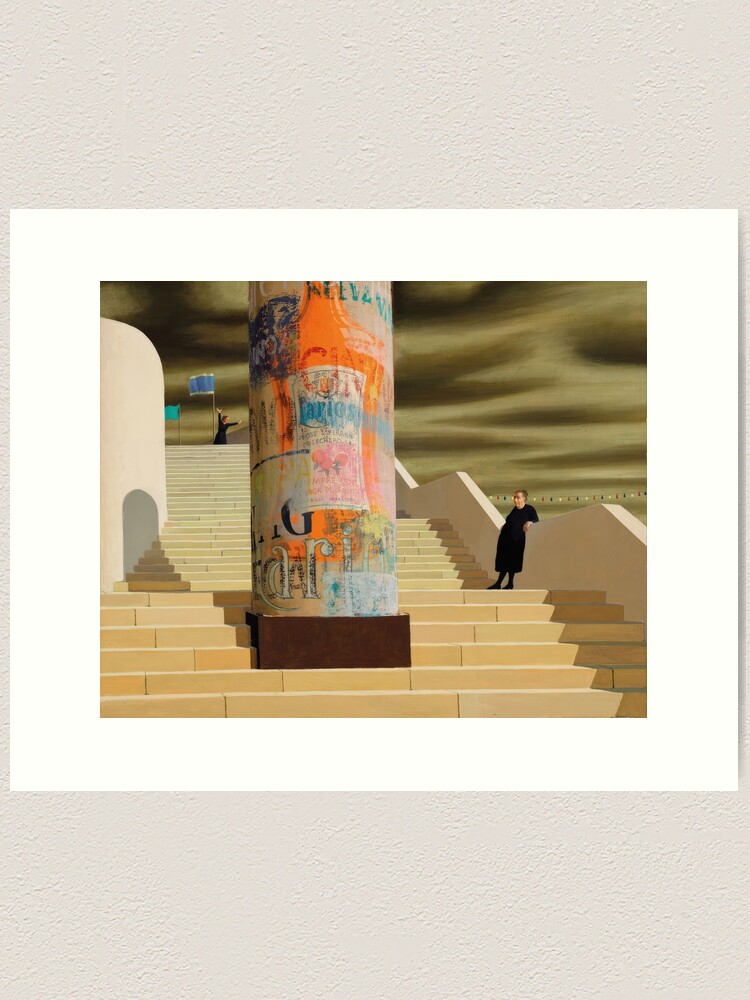 Thumbnail 2 of 3, Art Print, Jeffrey Smart designed and sold by FinerBrush.
