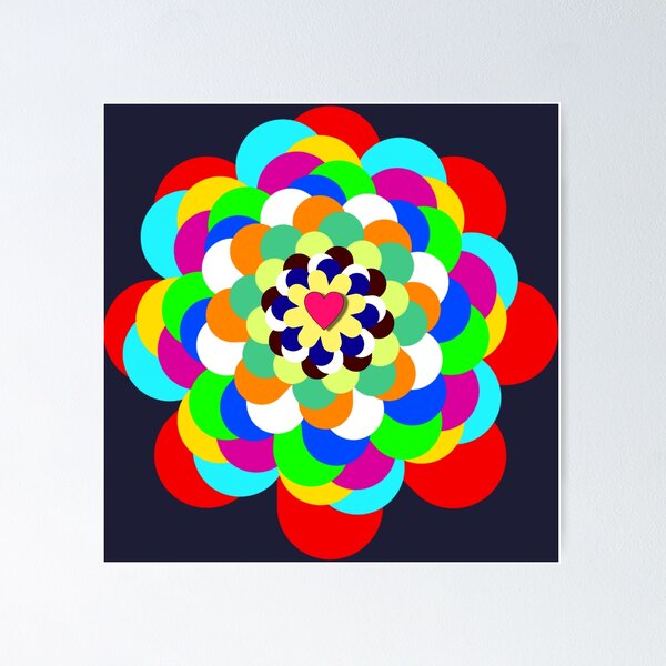 Multicolored puzzle customized Poster