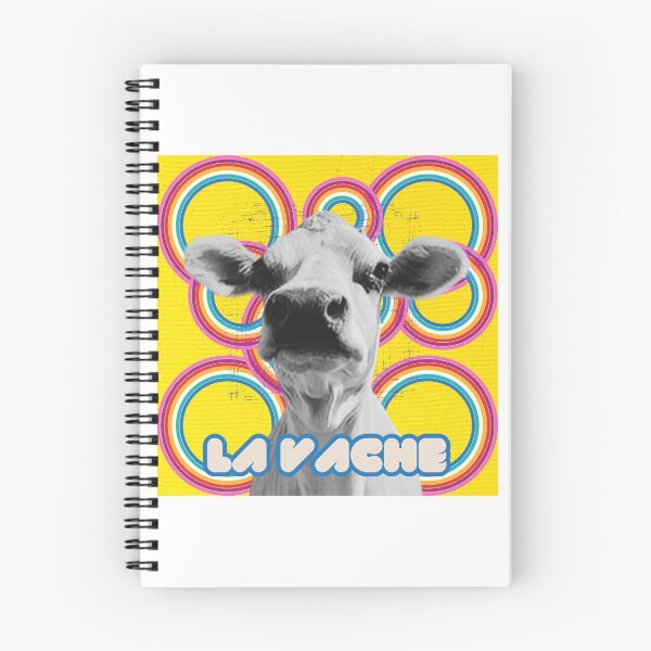 Item preview, La Vache (The Cow) - pop art - a bit of fun with 4 legged animals designed and sold by TheRubberOnion.