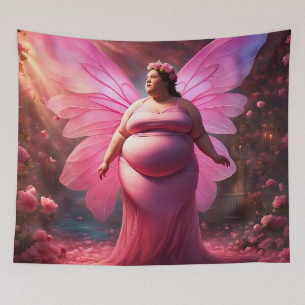 Aperçu de l'œuvre Pinky the fat fairy créée et vendue par Joanne Walsh.