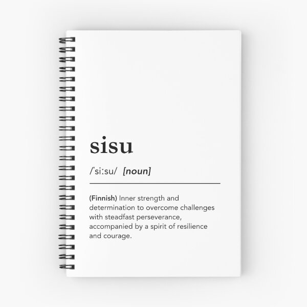 Artikelvorschau, Sisu-Definition, Bedeutung von Sisu, finnische Wörter, Fremdwörter mit schöner Bedeutung entworfen und verkauft von lagunaklein.