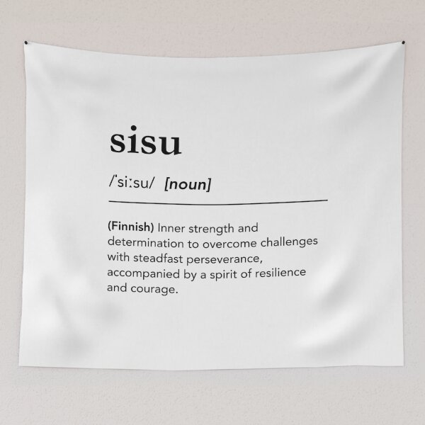 Item preview, Sisu definition, meaning of Sisu, finnish words, foreign words with beautiful meaning designed and sold by lagunaklein.