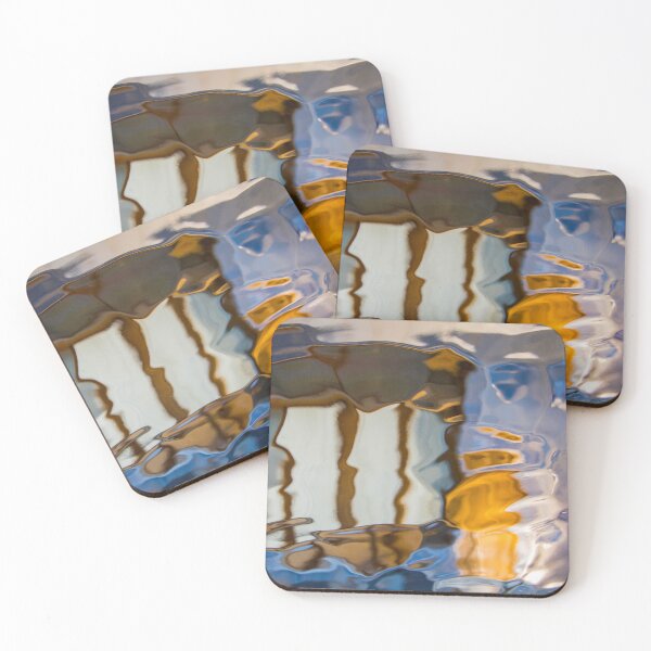 Item preview, Gaudi Glass Waves Macro Stained Glass Window designed and sold by Lisza Anne McKee.