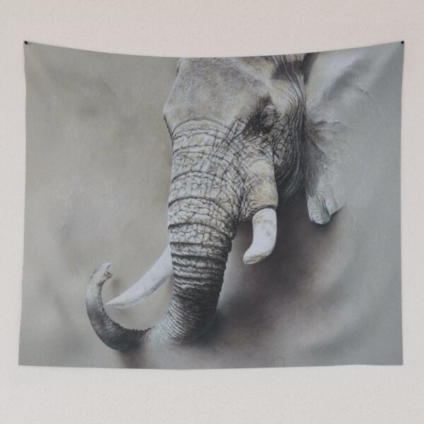 Item preview, tusker painting designed and sold by Grind107.