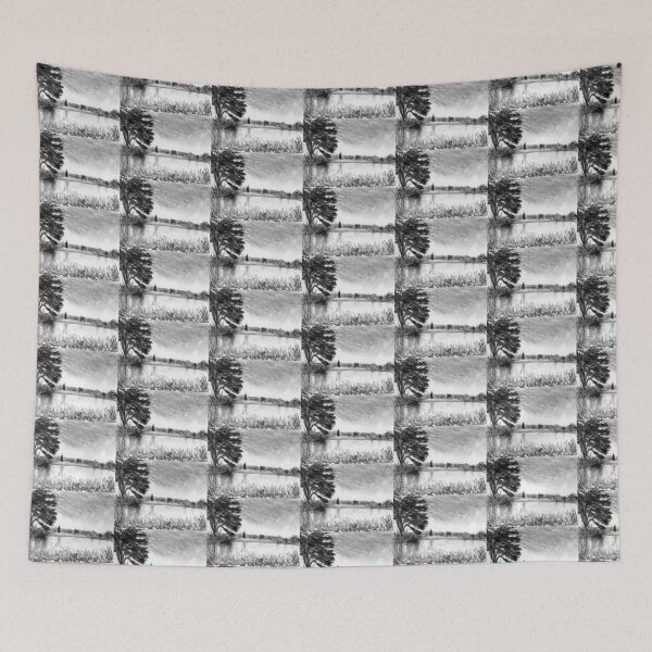 Item preview, View of the Lake at Trentham Gardens - Charcoal Art designed and sold by paleheather.