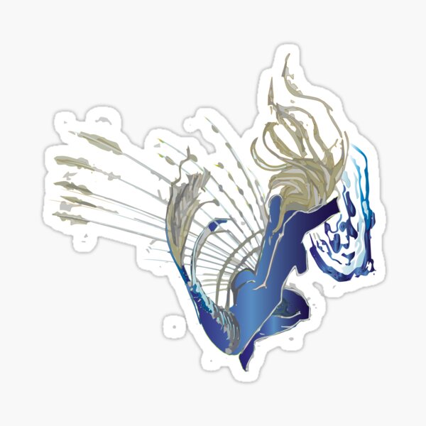 Creative Currents: Mermaid's Deep Dive Sticker