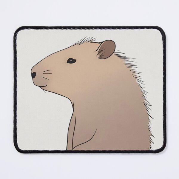 Item preview, Simplistic Serenity: The Minimalist Capybara designed and sold by PatternXS.