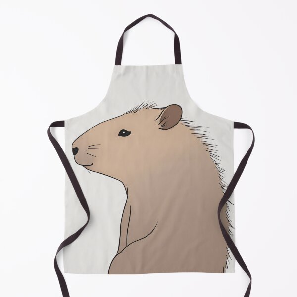 Item preview, Simplistic Serenity: The Minimalist Capybara designed and sold by PatternXS.