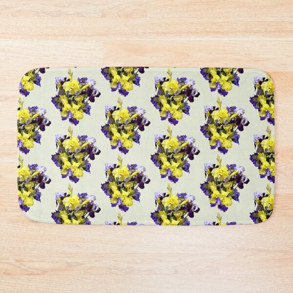 Item preview, Assortment of Irises Yellow and Purple designed and sold by Susan Savad.