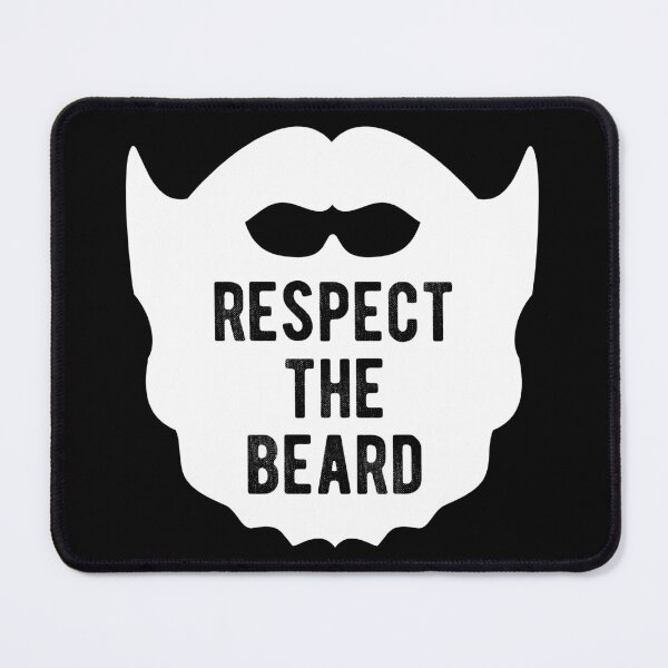 Item preview, Respect The Beard Mustache T-Shirt designed and sold by Turie.