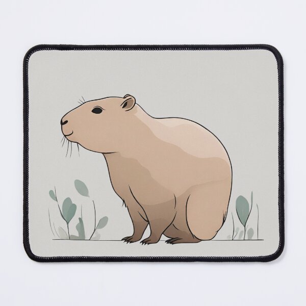 Item preview, Simplistic Serenity: The Minimalist Capybara 2 designed and sold by PatternXS.