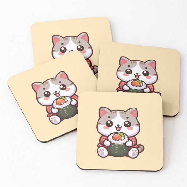 Item preview, Kawaii Sushi Cat Designs for Your Home designed and sold by SOMI SOMI.