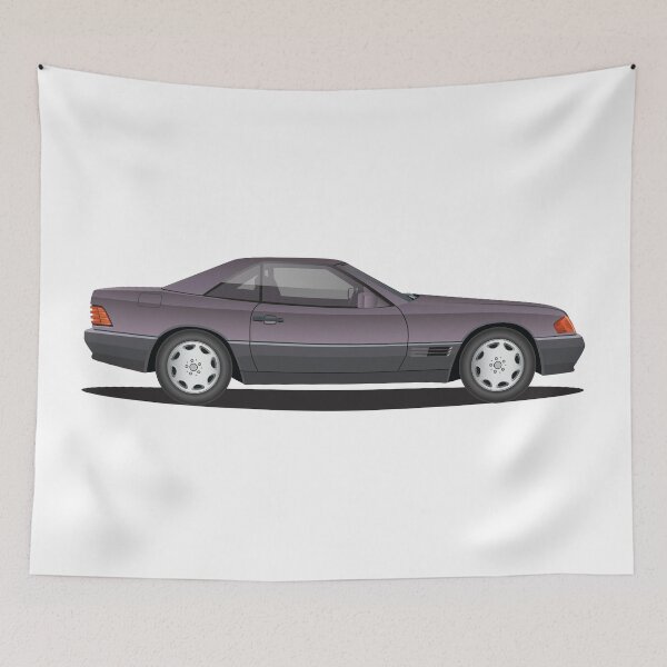 Item preview, R129 SL Car Art Purple designed and sold by ed-designs.