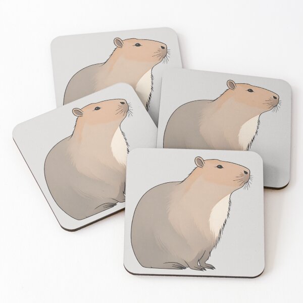 Item preview, Simplistic Serenity: The Minimalist Capybara 3 designed and sold by PatternXS.