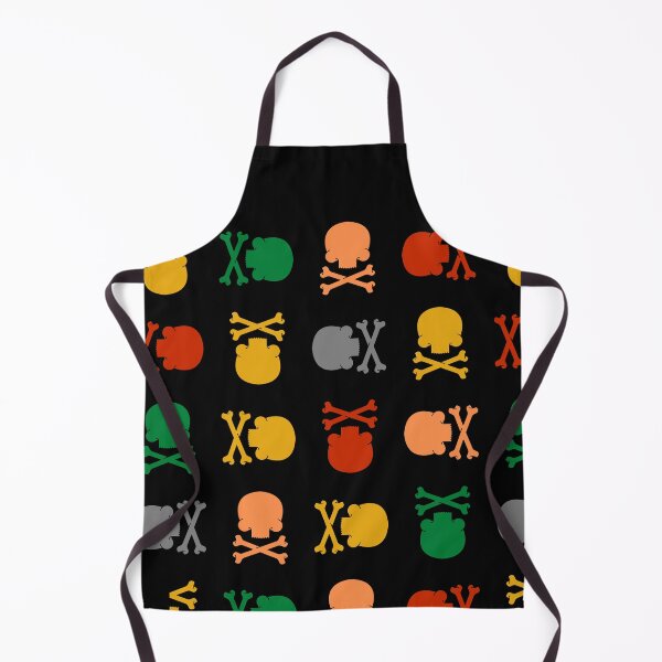 Item preview, Pattern with colorful skulls, skull design designed and sold by CorvusLunaArt.