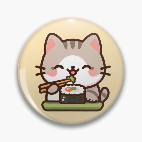 Item preview, Kawaii Sushi Cat cute designed and sold by SOMI SOMI.