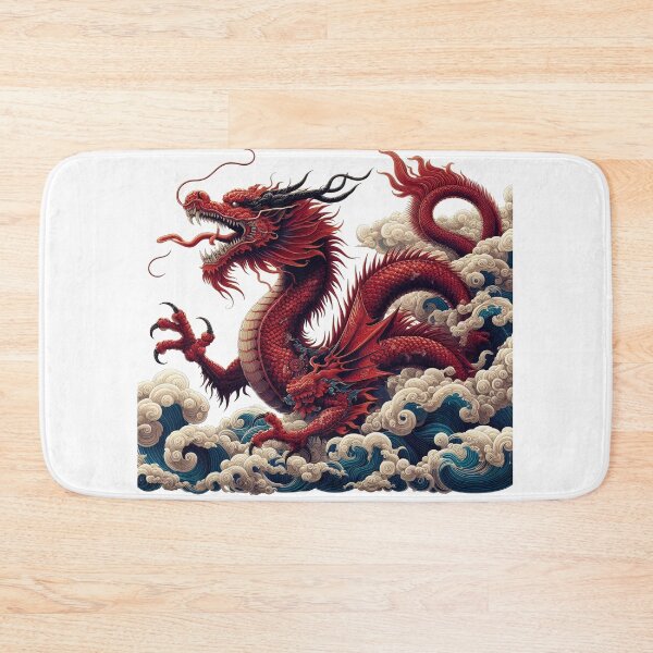 Item preview, Red dragon riding the cloud designed and sold by MzulhilmiZam.