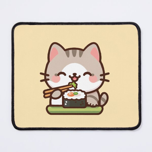 Item preview, Kawaii Sushi Cat cute designed and sold by SOMI SOMI.