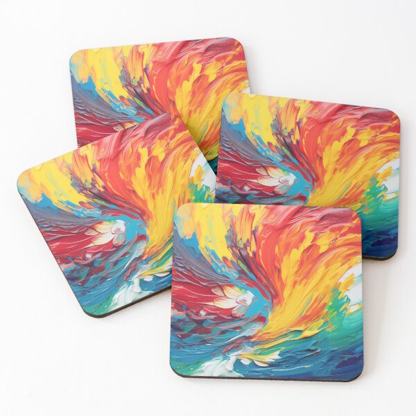 Item preview, Abstract Cycle Shape of Oil Color Painting designed and sold by astudios007.
