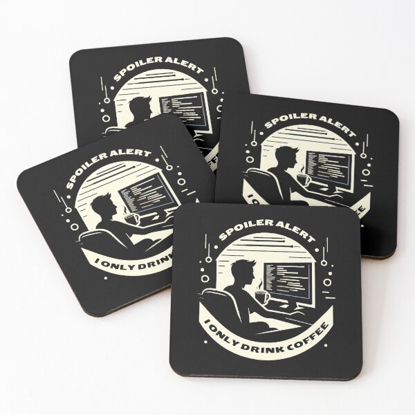 Item preview, I only drink coffee designed and sold by TaevasDesign.