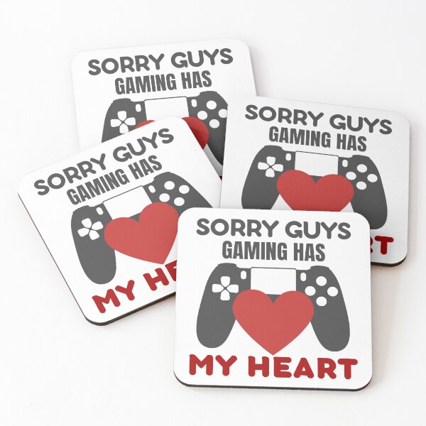 Item preview, Gaming Has My Heart Sorry Guys designed and sold by Pixels2Patterns.