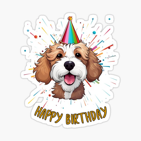 Item preview, Birthday Oodle Doodle - Blenheim- Happy Birthday! designed and sold by wotsthis.