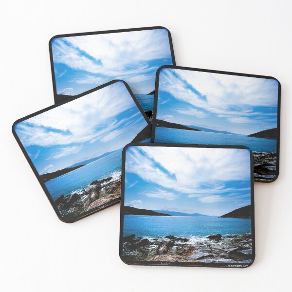 Item preview, Color Photo, Rocky Beach, Ocean Horizon, Time Lapse  designed and sold by IdoFriedmanArt.