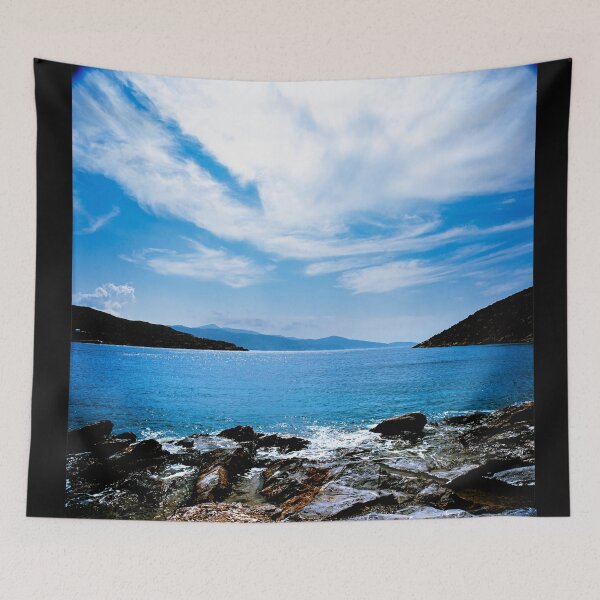 Item preview, Color Photo, Rocky Beach, Ocean Horizon, Time Lapse  designed and sold by IdoFriedmanArt.