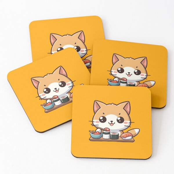 Item preview, Kawaii Sushi Orange Cat Designs for Your Home designed and sold by SOMI SOMI.