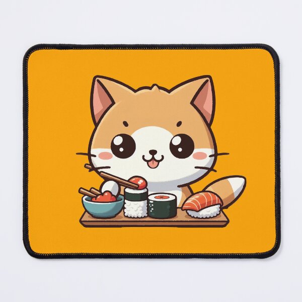 Item preview, Kawaii Sushi Orange Cat Designs for Your Home designed and sold by SOMI SOMI.