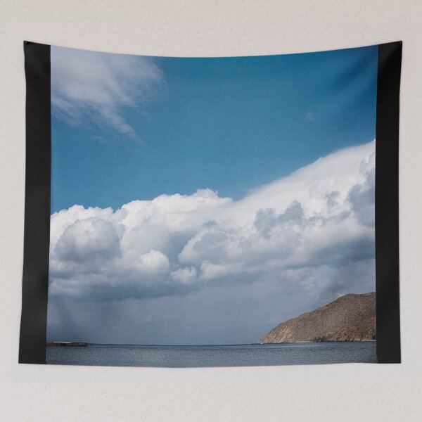 Item preview, Color Photo, Clouds over Ocean, Rocky Shores, Sunny Day designed and sold by IdoFriedmanArt.