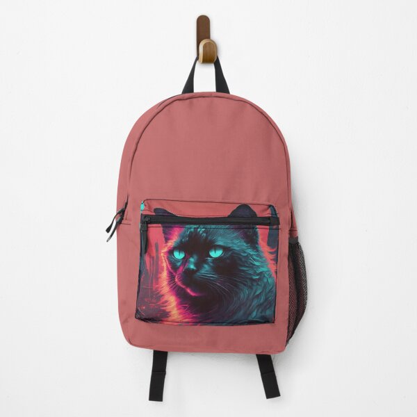 Item preview, Cyberpunk Balinese Cat Overlooking a City designed and sold by Lakii13.
