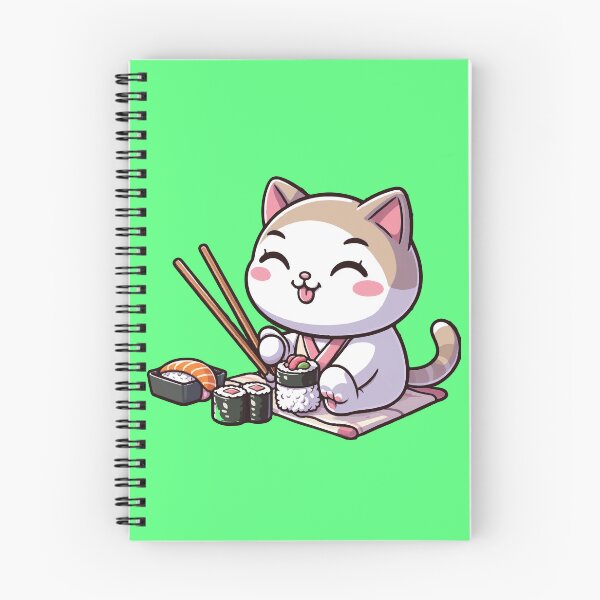 Artikelvorschau, Kawaii Sushi Katze Lustig süß entworfen und verkauft von SOMI SOMI.
