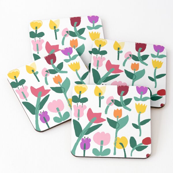 Item preview, My garden full of tulip, vintage Flower patterns designed and sold by zzzozzo.