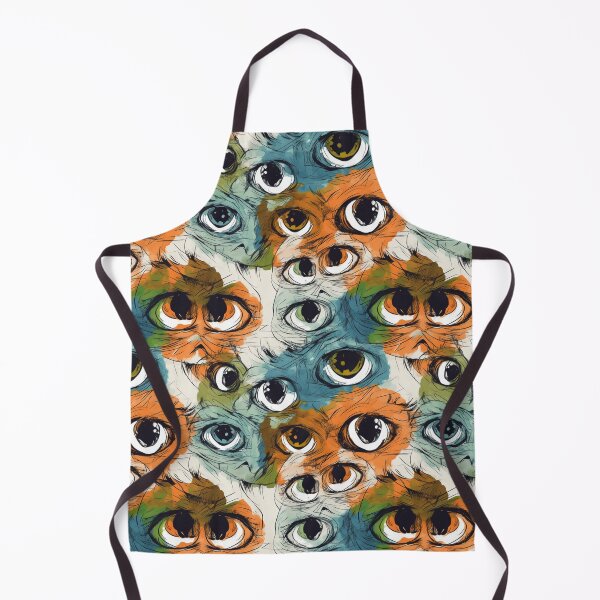 Item preview, Colorful Cat Eyes Pattern - Quirky Realism & Pop Art Design designed and sold by GiveMeMood.