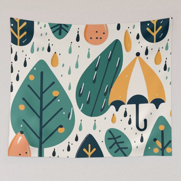 Item preview, Lovely rainy season pattern designed and sold by Amir Faysal.