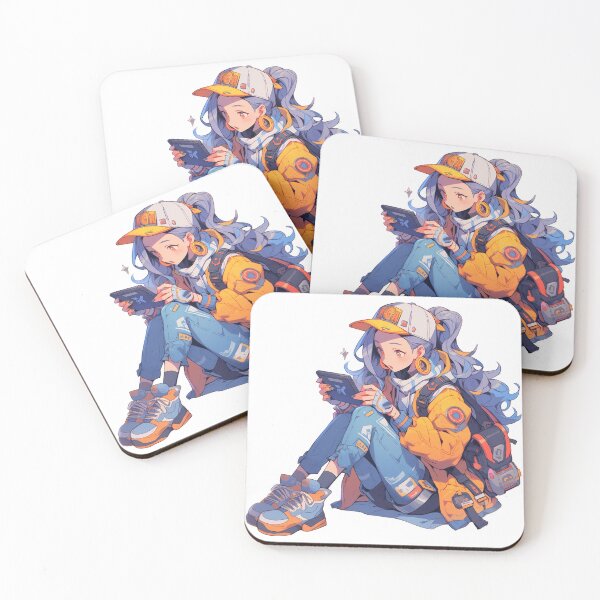 Item preview, Cute Girl Using A Tablet designed and sold by CoryDS.