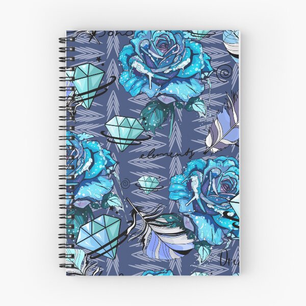 Item preview, Blue grunge roses. diamonds and street style phrases.Flowers and plants  designed and sold by Anastasiia Yurevych.