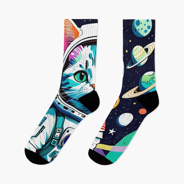 Item preview, Gato espacial designed and sold by Happy-and-Neat.
