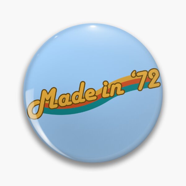 Item preview, Vintage '72 Birthday Gift Born in 1972 designed and sold by RetroPrintsUS.