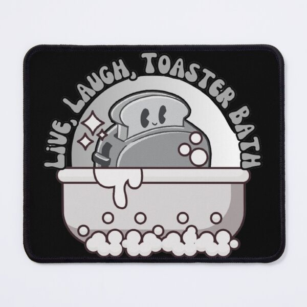 Item preview, Live, Laugh, Toaster Bath - Cool Black and White Print designed and sold by TGAL2.