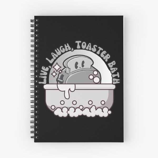 Item preview, Live, Laugh, Toaster Bath - Cool Black and White Print designed and sold by TGAL2.