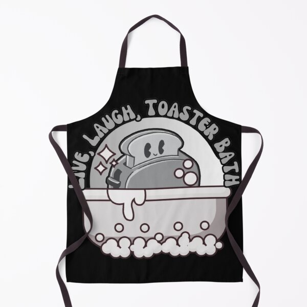 Item preview, Live, Laugh, Toaster Bath - Cool Black and White Print designed and sold by TGAL2.