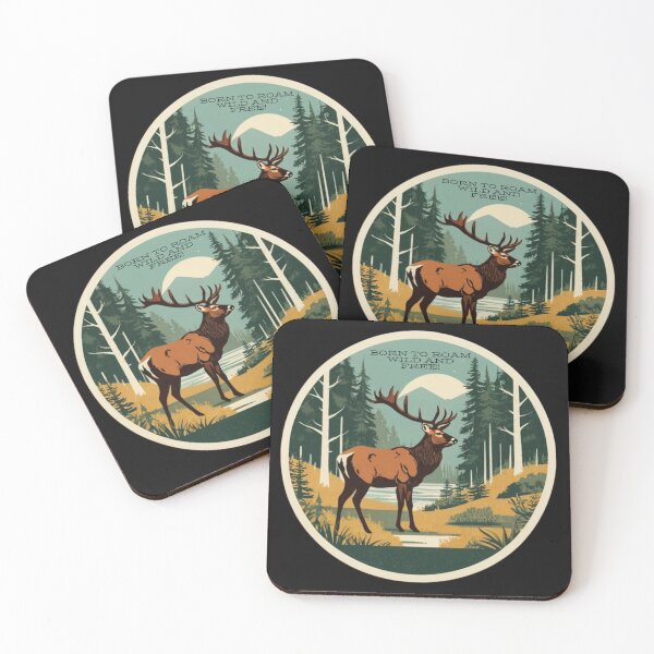 Item preview, Born to roam wild and free! designed and sold by DotsAndDesigns.
